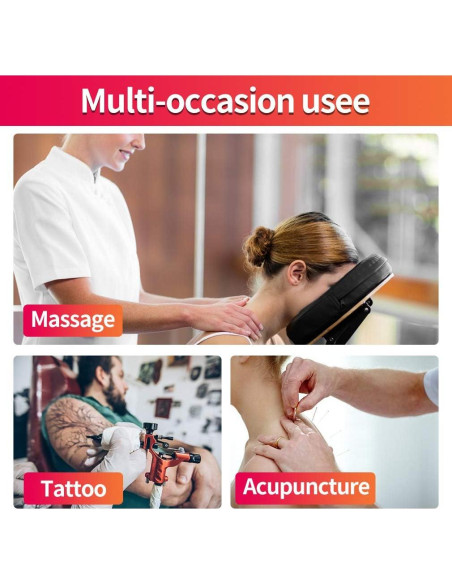 Silla de Masaje Plegable BestMassage con Reposacabezas Ajustable