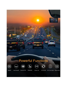 Cámara de tablero delantera y trasera 2.5K BTLMEMO, visión nocturna 2