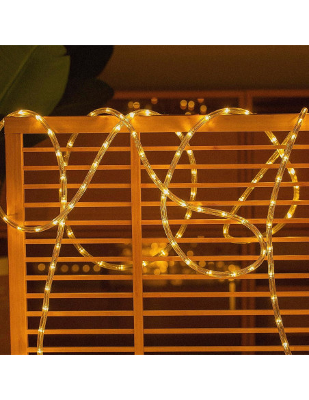 Luces de Cuerda LED Impermeables CHORLED 6.1m Blanco Cálido