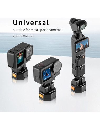 Base de liberación rápida magnética YDW para cámaras de acción