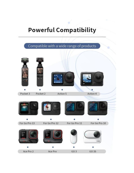 Base de liberación rápida magnética YDW para cámaras de acción