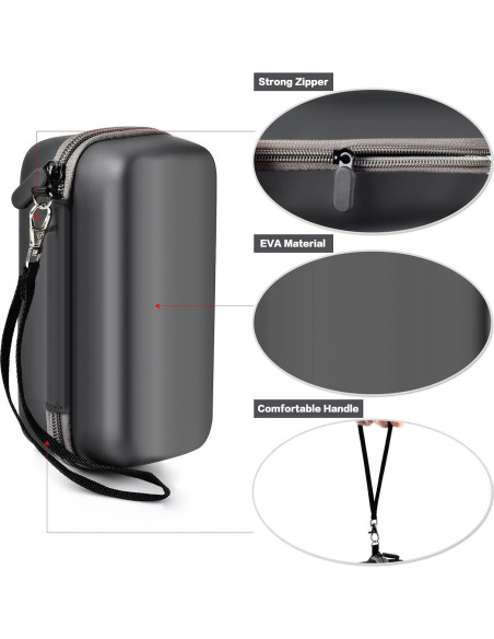 Funda Casmilee para Cargador Anker 737/735/736/717 - Negro