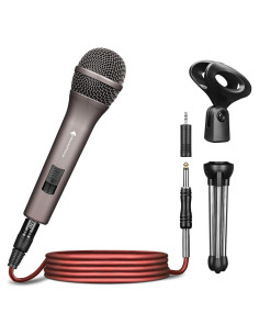 Micrófono Dinámico Profesional SonixForce SFYS26N 4.88m XLR