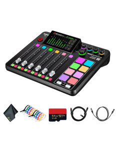 Consola de Audio RODE RODECaster Pro II + Micro SD 64GB + XLR 3m