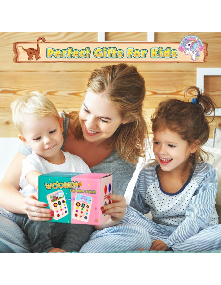 2 Paquete Tableros Ocupados OAKJAR para Niños 1-6 Años