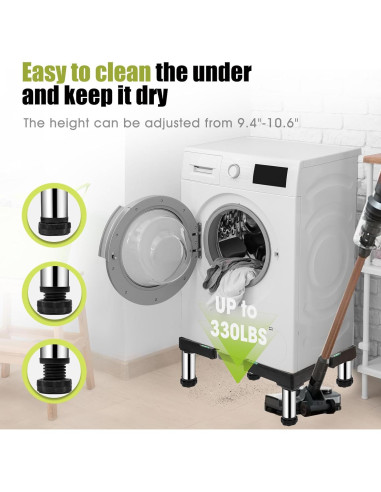 Soporte Ajustable Ailahloe para Mini Nevera y Lavadora 150kg