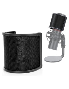 Filtro Pop SUNMON para Micrófono HyperX QuadCast2 - Negro