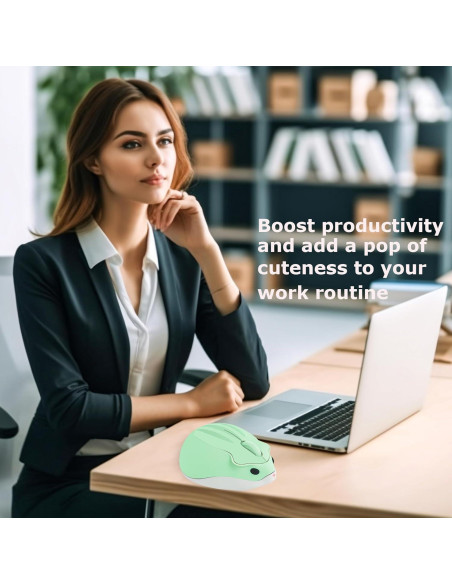 Ratón Inalámbrico Bonito SHARE SUNSHINE Verde 1200DPI