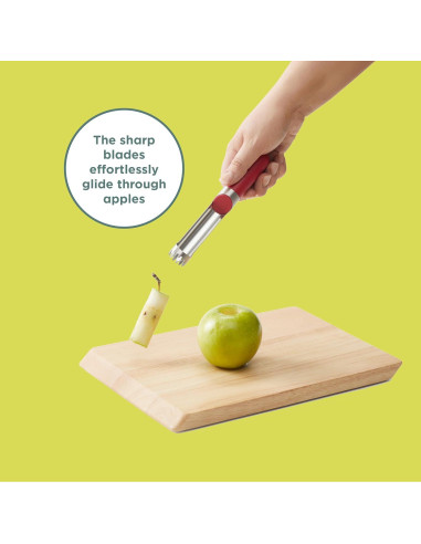 Cortador y Descorazonador de Manzanas Chef'n 16 Rebanadas Acero Inoxidable