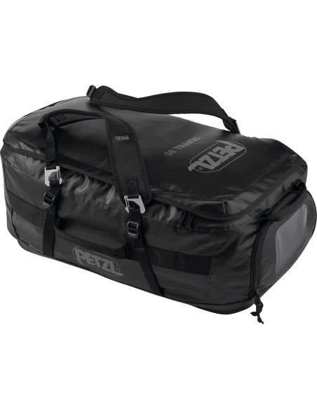 Bolsa de Mochila Petzl Duffel 85L Negra Ergonómica