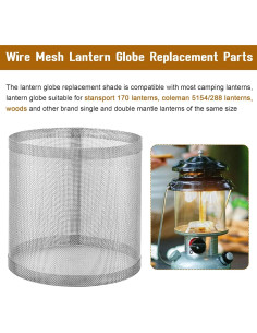 Globo de Linterna de Malla IFERLA para Camping 11.3 cm 2