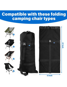 Bolsa de Reemplazo para Silla de Camping Xxerciz 68.6x33cm 2