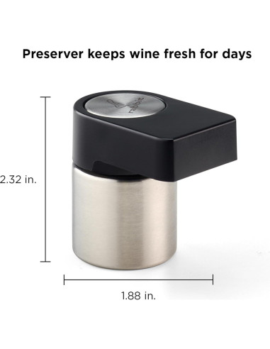 Tapon y soporte multifuncional Rabbit para botellas de vino