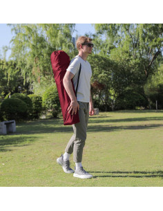 Sillas de Camping Plegables Colegence Doble 450lbs Rojo 2