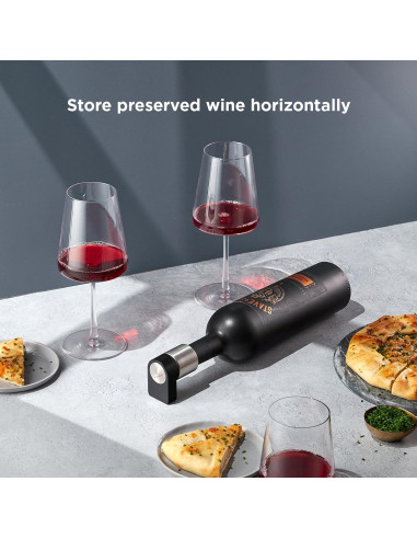 Tapon y soporte multifuncional Rabbit para botellas de vino