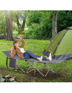 Cama de Camping Plegable Genérico 190x68cm 150kg 2