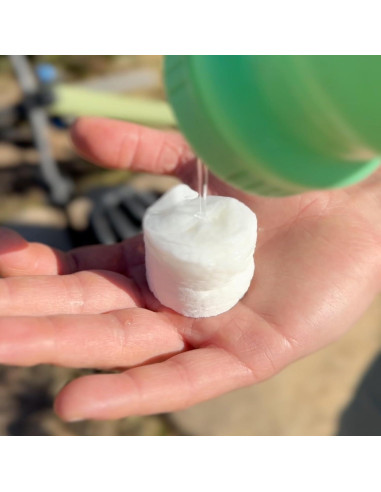 Toallitas PACT Comprimidas para Camping - Paquete de 25 Unidades