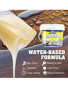 Sellador Impermeable Transparente 1L DecorRom - Protección UV 2