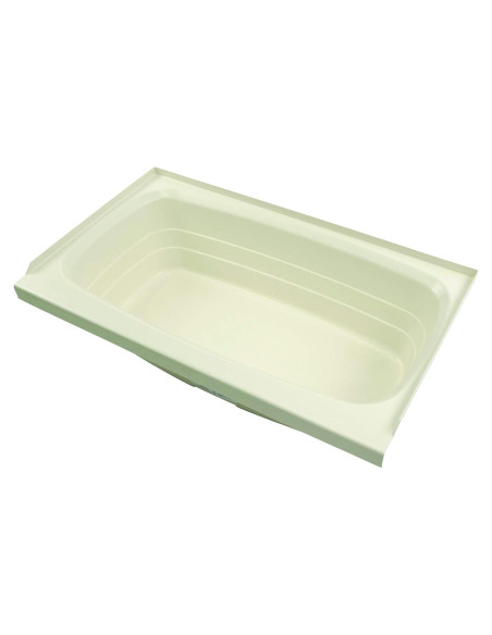 Bañera Lippert 209385 Parchment 60 x 101 cm Drenaje Central