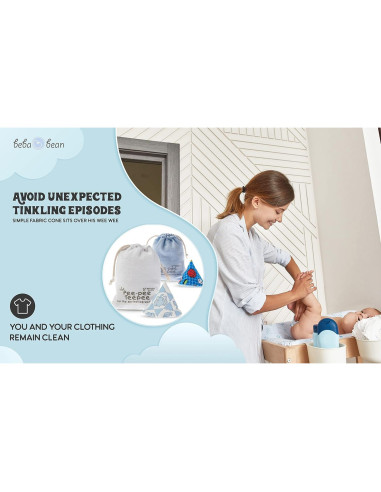 Pee-Pee Teepee Beba Bean Verde Selva - 5 Unidades