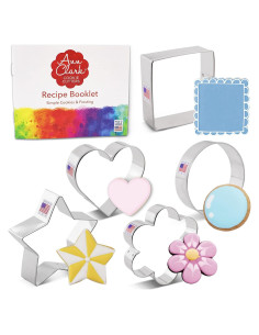 Juego de Cortadores de Galletas Ann Clark 5 Piezas Acero Inoxidable