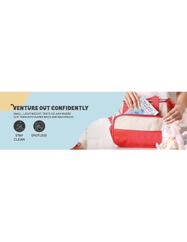 Pee-Pee Teepee Beba Bean Verde Selva - 5 Unidades