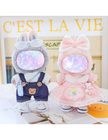 Conjunto de Ropa para Muñecas 17cm Xinbalove 4 Piezas Rosa Conjunto de Ropa para Muñecas 17cm Xinbalove 4 Piezas Rosa