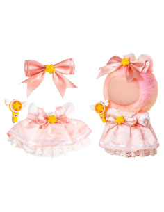 Conjunto de Ropa Rosa para Muñecas 17cm GNATE - 4 Piezas