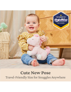 Peluche GUND Alora Unicornio Rosa 25.4 cm para Bebés 2