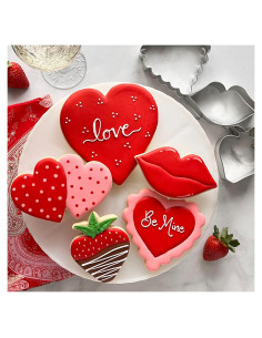 Set de Cortadores de Galletas San Valentín Ann Clark 5 Piezas