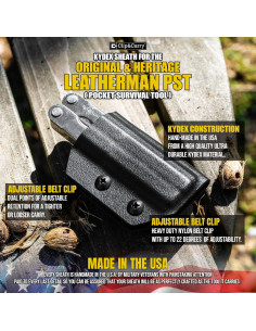 Funda Kydex para Multiherramienta Leatherman PST Clip & Carry 2