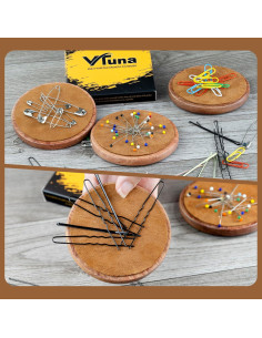 Soporte Magnético de Madera VTUNA para Pinzas y Clips - 1 Pieza 2