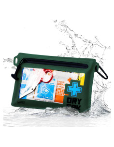 Kit de Primeros Auxilios Impermeable EVERLIT 55 Piezas Verde