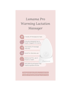 Masajeador de Lactancia Lumama Pro MammaEase - Silicona Rosa 2