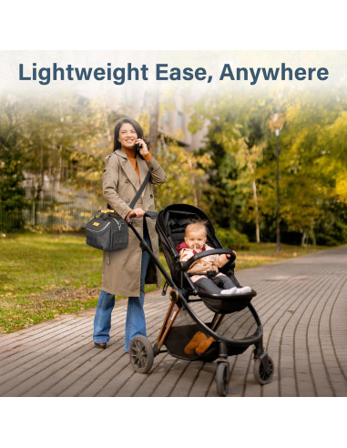 Bolsa de Extractor de Leche CarryWise con Enfriador para 6 Botellas