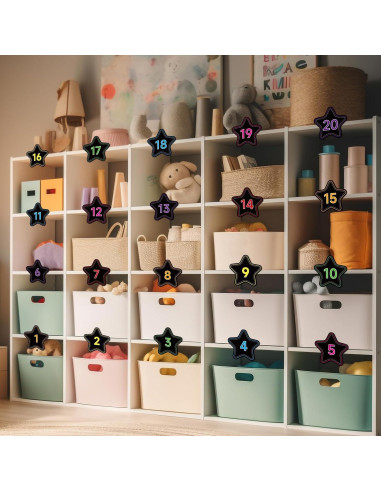 56 Acentos Magnéticos de Números Estrella Chiazllta 0-36