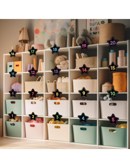 56 Acentos Magnéticos de Números Estrella Chiazllta 0-36 56 Acentos Magnéticos de Números Estrella Chiazllta 0-36