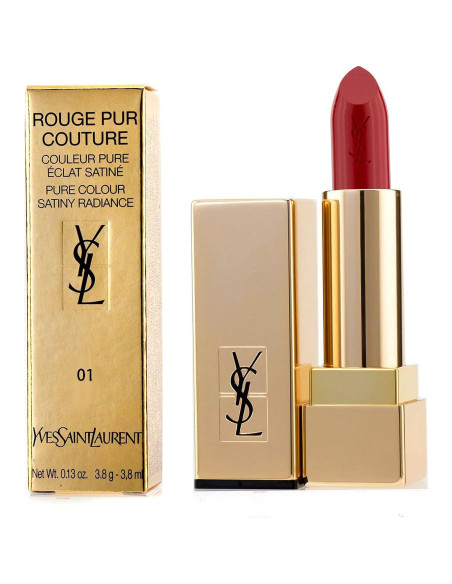 Lápiz Labial Yves Saint Laurent Rouge Pur Couture SPF15 1 Le Rouge