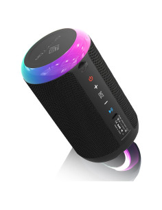 Altavoz Bluetooth Portátil GEEKTOP A7 Arance4 IPX7 12H Negro