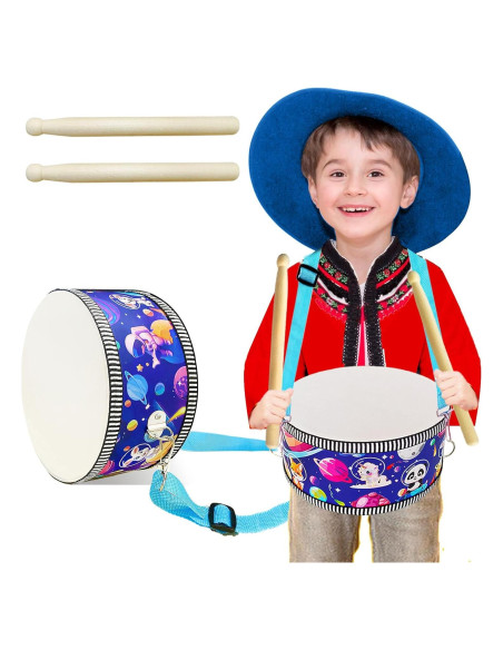 Juego de Batería Infantil Blvochnnt 20 cm con 2 Baquetas