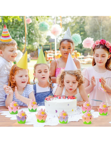 Forros para Cupcake COcnny - 320 Piezas Flor Primavera