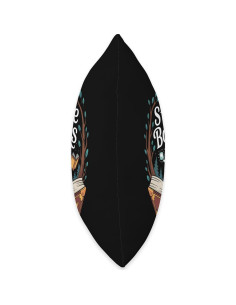 Cojín de viaje camping Lee más libros 40x40 cm poliéster 2