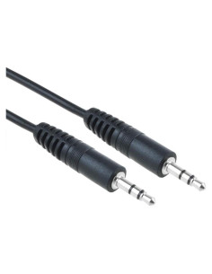 Cable de Audio AUX 3.5mm Negro Premium 1.83m J-ZMQER