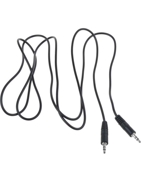 Cable de Audio AUX 3.5mm Negro Premium 1.83m J-ZMQER