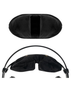 Cubierta de diadema Geekria para AKG, Sony, HIFIMAN, Negro