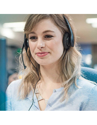 Auricular Jabra BIZ 1500 Dúo QD con micrófono cancelación ruido