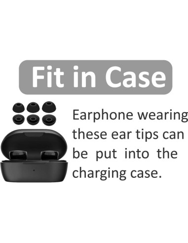 6 Pares Puntas de Oído Silicona Suave IiEXCEL S/M/L para Bose QuietComfort 2024