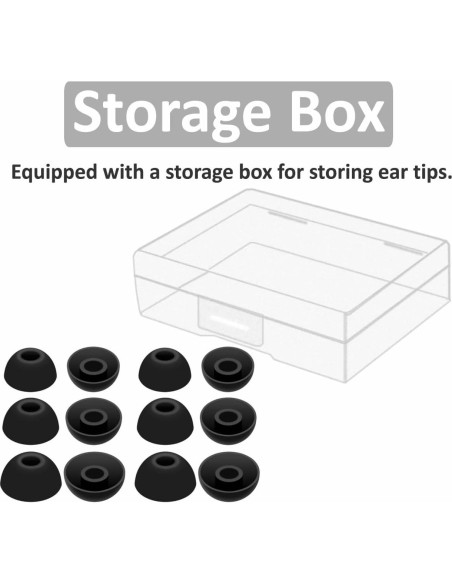 6 Pares Puntas de Oído Silicona Suave IiEXCEL S/M/L para Bose QuietComfort 2024