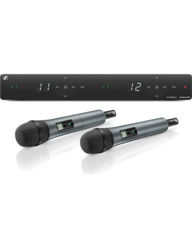 Conjunto Doble de Vocales Sennheiser XSW 1-825 UHF 2 Canales