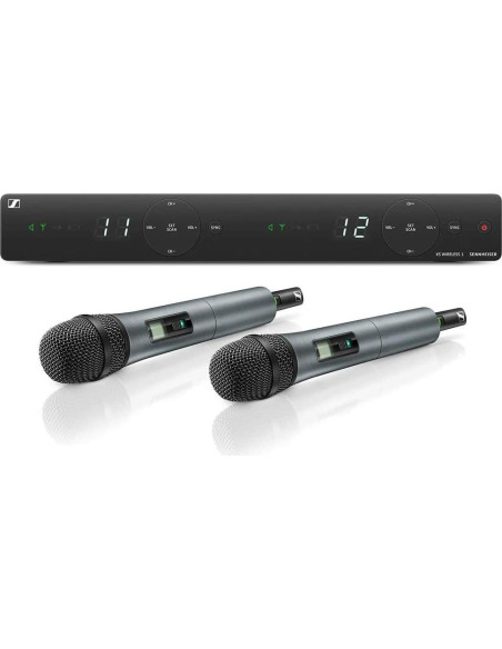Conjunto Doble de Vocales Sennheiser XSW 1-825 UHF 2 Canales
